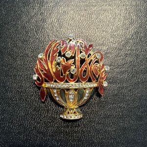 Edgar Berebi Limited Edition Enameled Brooch